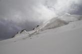 Вершина горы Орубаши (4259 м) вид с ледника Чегем
